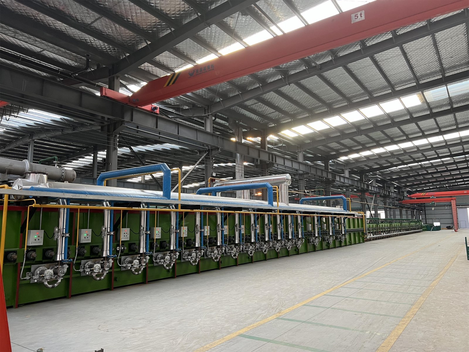 108米DX保护器氛辊底式钢管光亮退火炉