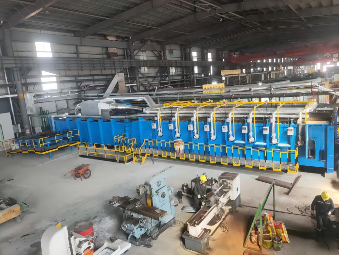 云南凤钢集团25米x26米步进底式加热炉