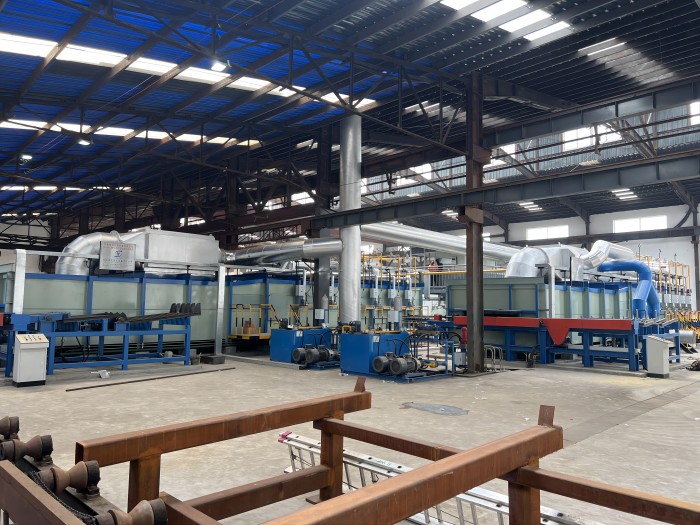 沈阳特种无缝钢管有限公司18.5米X​1.95米和18.5米X​1.8米天然气步进炉