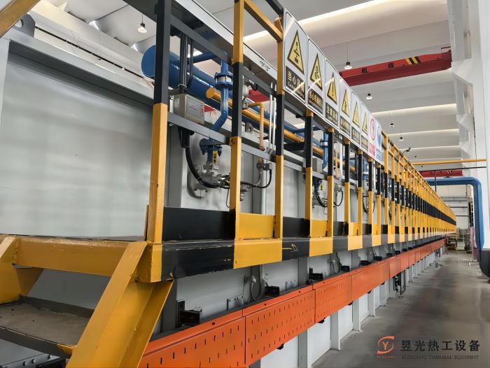 江苏宏亿精工股份有限公司天然气辊底式回火炉